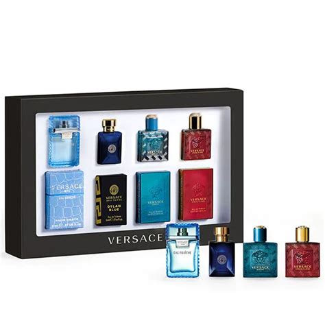 versace miniatures gift set|Versace aftershave gift set.